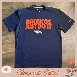 Bronco’s shirt Nike men’s L NFL